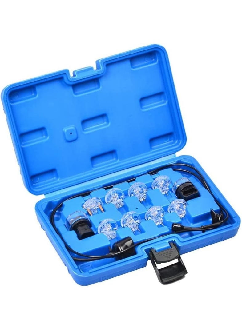 jaexest 11-Piece Nozzle Light Test Kit, Fuel Injector Diagnostic Tool Set for Automotive Engines, Car Repair Tester for Injector Pulse & Circuit Testing, Professional Mechanic Tool Kit - Image 1